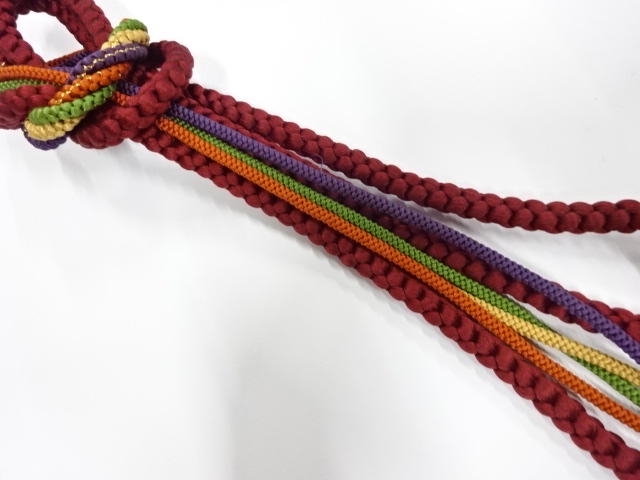 正絹　手組帯締め